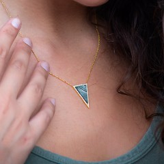 Mary Louise Design Triangle Necklace